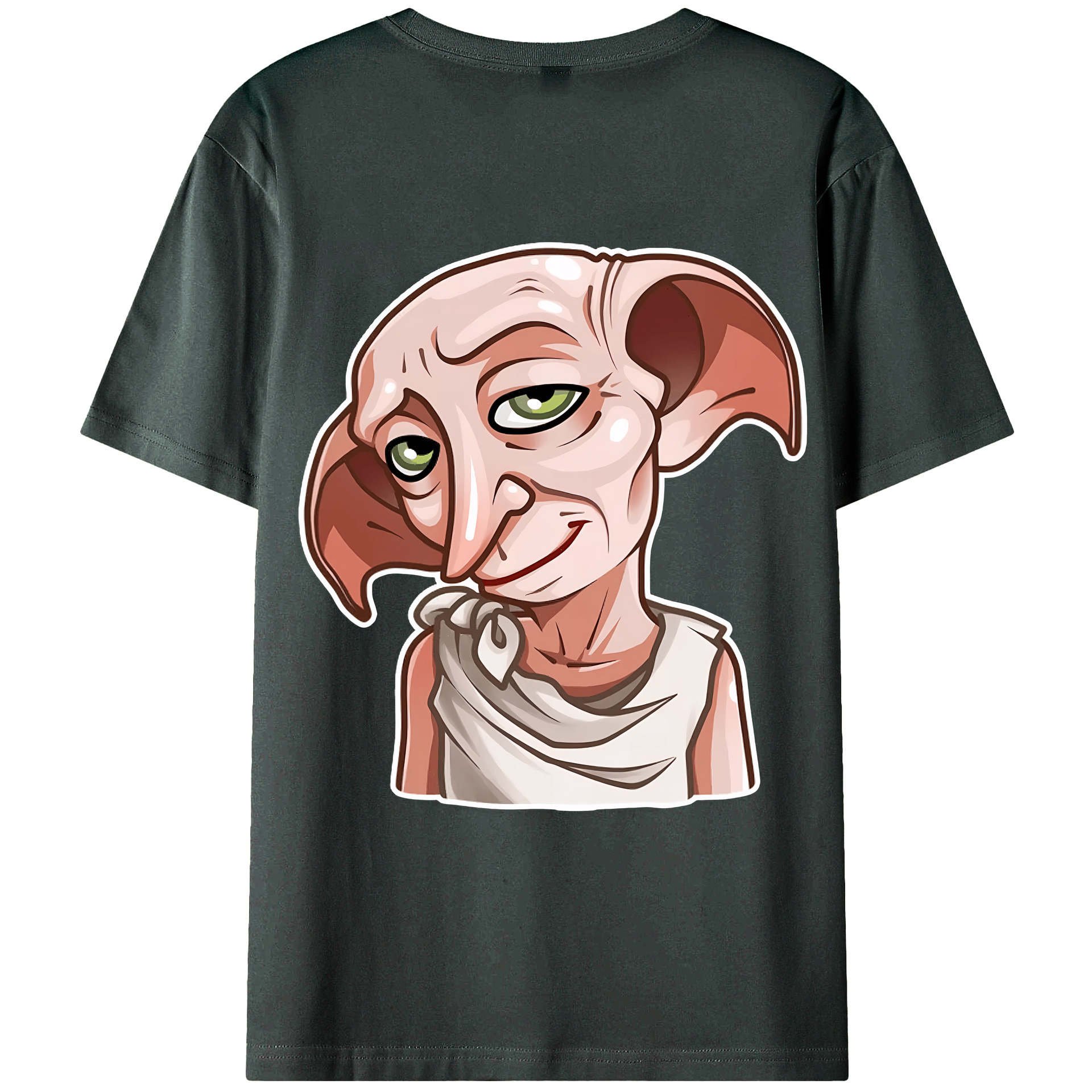 （画像用） Harry Potter ハリー・ポッターシリーズ 綿100％ メンズ半袖Tシャツ（バックプリント） 通気性